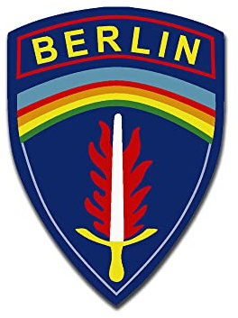 Aufkleber/Sticker US Berlin Brigade Infantry US Army Europe Soldat 4x7cm #A2334