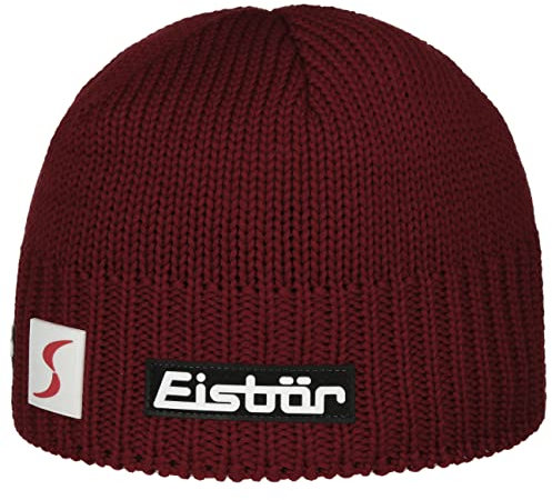 Eisbär Trop Skipool Strickmütze Pull-On Wintermütze (One Size - Bordeaux)