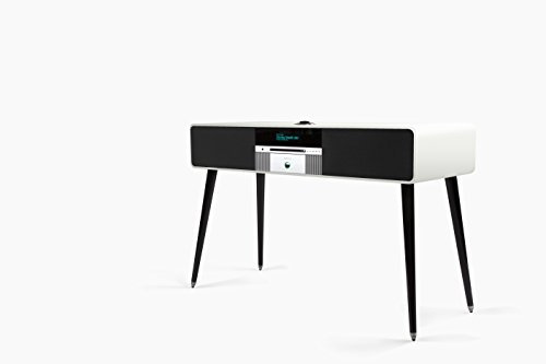 ruarkaudio R7 Stereo-Soundsystem mit CD/DAB+/UKW/Bluetooth/Internet, R7-SW soft white (weiss matt)