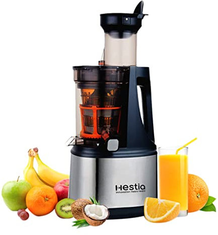 Hestia Nutri-Max Cold Press Juicer (Wine Red)