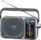 Panasonic RF-2400 Portable Noir Radio portable - Radios portables (Portable, AM,FM, 88 - 108 MHz, 530 - 1600 kHz, 10,2 cm (4), Noir)