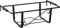 OEM SYSTEMS Fioriera rettangolare per balcone in ferro battuto Regolabile misura: 50 cm
