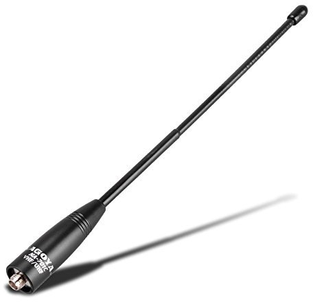 Auténtica Antena Nagoya NA-701 (sintonizada por frecuencia Comercial) 8 Pulgadas VHF/UHF (155/460MHz) Antena SMA-Female para radios BTECH y BaoFeng