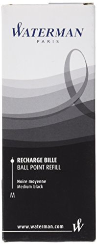 Waterman S0478560 Ballpoint Pen Large Cartridge Black
