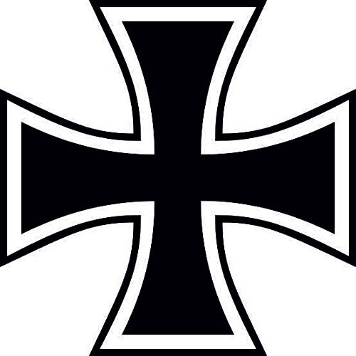 U24 Aufkleber Eisernes Kreuz Autoaufkleber Sticker Konturschnitt