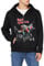 Iron Maiden Men's Scuffed Trooper Zipped Hood Hoodie, Black, Medium