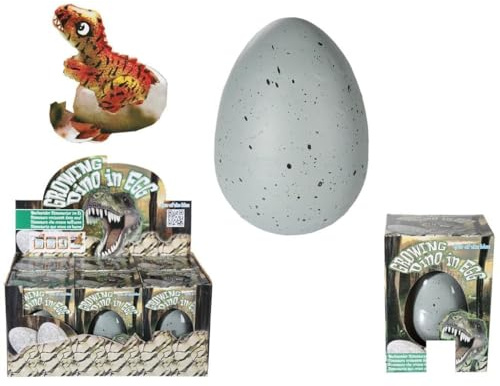 Wachsender Dinosaurier im Ei 11cm