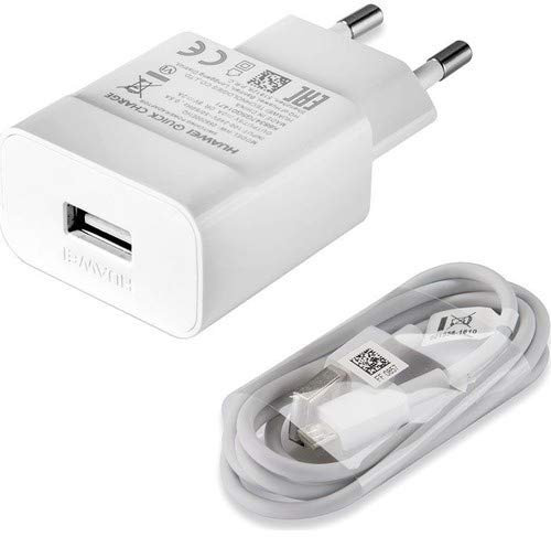Caricabatterie USB Huawei HW-059200EHQ con Cavo Micro Usb white blister