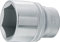 Hazet 1000-38 Douille carré creux 20 mm/profil à 6 pans extérieurs Taille 38 longueur 65 mm