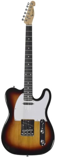 CAL62 | Electric Guitar – 3 Tone Sunburst | Classic Design, Dynamic Tone from 2 Single Coil Pickups