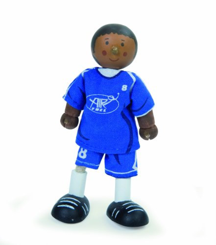 Le Toy Van - 21989 - Figure - Footballer 1 - N°8 - Blue