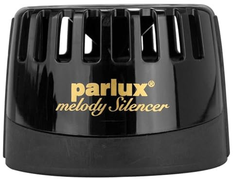 Parlux Melody Silencer Schalldämpfer zur Geräuschreduktion, schwarz