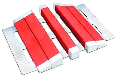 Schlauchbrücke / Kabelbrücke / Überfahrschutz für Feuerwehr, THW; Baustelle - LxBxH 910 x 700 x 90 mm.