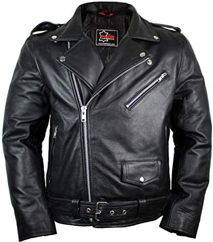 MDM läderjacka rocker jacka punk motorcykeljacka western highway rockabilly