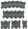 LEGO ® CITY - Eisenbahn RC - 16 Stück flexible Schienen Gleise 9 Volt - Flexgleise - entsprechen 2 ganzen Schienen