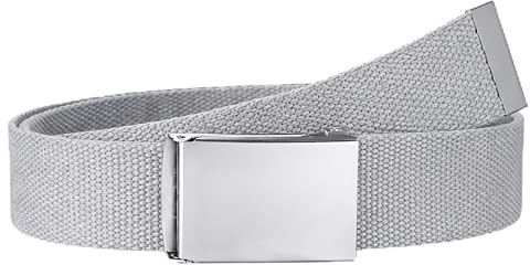 WedDecor Canvas Tactical Belt with Shiny Metal Buckle - Unisex Adjustable Fabric Belt for Men, Women, Sports & Outdoor Fashion Accessories
