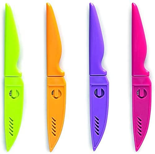 IBILI Cuchillo Multiuso con Funda 10 CM, Stainless Steel, Multicolor, Talla única