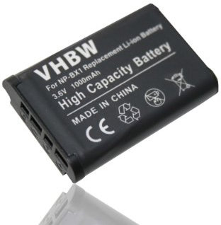 vhbw 1x Batterie Compatible avec Sony HDR-CX405, HDR-CX240E, HDR-PJ240 Appareil Photo (1000mAh, 3,6V, Li-ION)