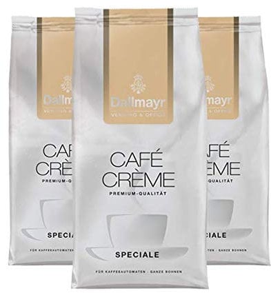Dallmayr Cafe Creme - Gastro Premium Qualität - Speciale 1kg ganze Bohne, 3er Pack