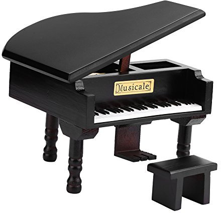 Spieluhr Klavier Music Box Clockwork Music Box Classic Grand Piano Form Design Qualität Bewegung feine Verarbeitung und Elegante Kreatives zum Valentinstag Gutes für Freunde