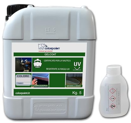 Gelcoat Paraffinato 5 KG Bianco