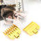 Jadeshay Aufschiebekämme für Schermaschine, Wahl Trimmer Vintage Haar Clipper Guide Limit Kamm Attachment Set (Gold 1,5 MM + 4,5 MM)
