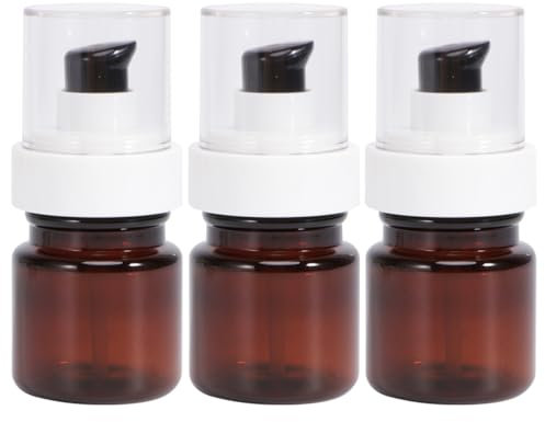 40ml Leere Luftlose Pumpe Flaschen 3pcs Nachfüllbare Kunststoff Vakuumpumpe Pressflaschen für Lotion Parfüm Ätherisches Öl Foundation Flüssiger Toner