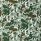 Bedruckter Popelin-Stoff Meterware - 150cm Breite - Länge wählbar 50 in 50cm - für Dekoration und Kleidung | Camouflage - Grün / Braun