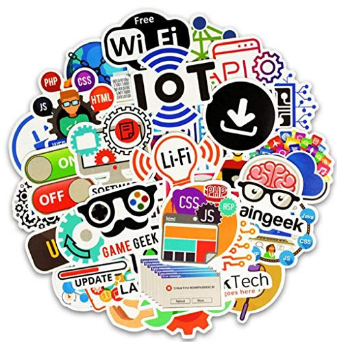 50pcs Laptop-aufkleber Für Entwickler Sprache Programmierung Umfassen Aufkleber Für Geeks Java Engineers Hacker Geeks Coders Auto-vinylaufkleber