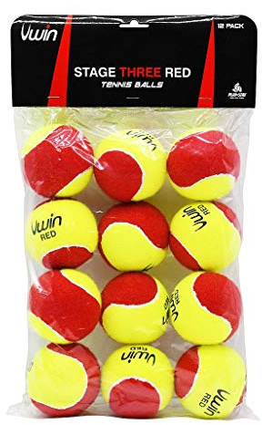 ND Sports Uwin Reydon Stage Three Red Tennisbälle - Packung mit 12 Bällen