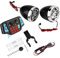 EVGATSAUTO Motorrad Motorrad Lautsprecher Bluetooth Wasserdicht, Lenkerhalterung BT MP3 Player Audio Stereo Lautsprecher Verstärkersystem USB TF Kartenträger