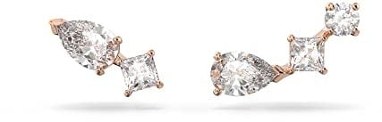 Swarovski Mesmera Ohrstecker, Rosé Vergoldete Ohrringe mit Strahlenden Swarovski Kristallen
