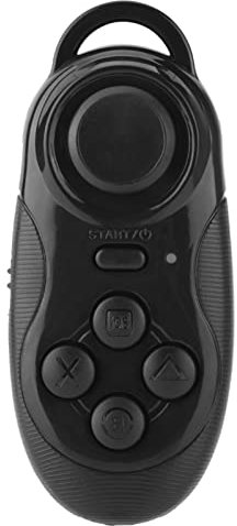 Manette de jeu à distance Bluetooth, manette de jeu, manette de jeu, manette de selfie minuterie, mini manette de jeu sans fil Bluetooth Remote Shutter Souris pour iOS/Android/PC/TV Box