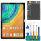 Für Huawei MediaPad M5 Lite 10 LCD-Bildschirm M5 Lite 10 Bildschirm Ersatz BAH2-L09 Display Touch Digitizer Assembly BAH2-W09, BAH2-W19 Reparaturteile Kits (schwarzer LCD-Bildschirm)