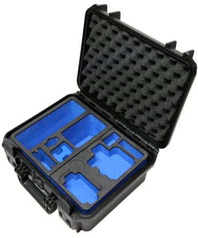 TomCase Koffer für GoPro Hero - Tragetasche Model 7 bis 13 mit viel Platz für Ausrüstung und Zubehör - wasserdichter Outdoor Case - Transportkoffer (Koffer GoPro Hero)
