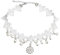 Sttiafay Weiße Spitze Choker Halskette Für Braut Hochzeit Einfacher Edelstein Anhänger Schlüsselbein Kette Halskette Klassiker Spitze Tattoo Choker Kragen Für Frauen