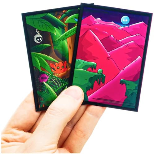 Doomlings Doomsleeves - Premium Card Sleeves for Doomlings Card Game, 300 Clear & Designed Protector Sleeves with Dual Surface (300 Pack)