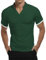 KUYIGO - Polo de Manga Corta para Hombre, Elegante Camiseta de algodón con Cuello en V, Sudadera S-XXL