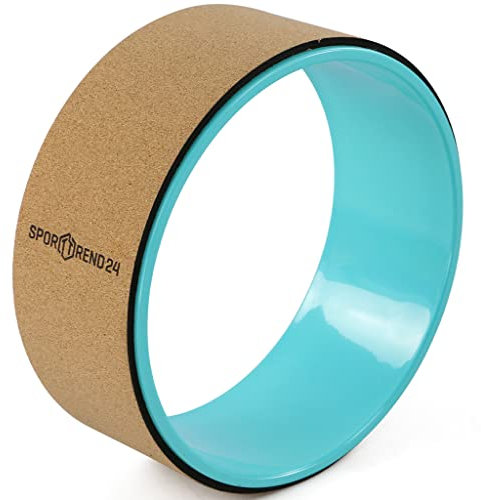 Sporttrend 24® Yoga Wheel aus Kunststoff und Kork