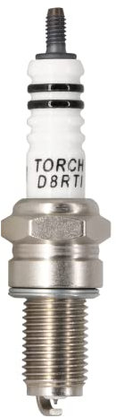 TORCH D8RTI Iridium Zündkerze Ersetzen für DR8EA D8EA DR8EIX DR8EGP DPR8EA-9 Zündkerze, für R6G Zündkerze, für X24ESZU9 IX24 X24ESR-U Zündkerze, OEM