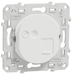 Schneider Electric - Ovalis - prise RJ45 - cat6a - grade 3 (multimédia +) (longue distance) - Blanc - S320477