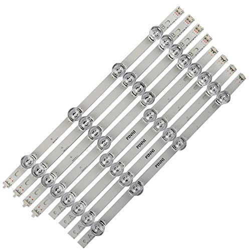 Pièces de Rechange TV- 8pcs LED Backlight Strip Compatible avec LG 42TV Innotek DRT 3.0 42A/B Type 4 2LB5500 42LB5600