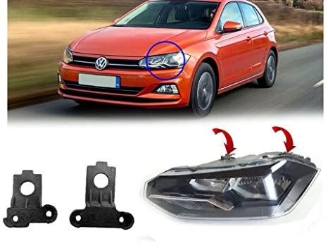 Reparatursatz für Scheinwerfer, links, vorne für VW Polo AW/BZ Black