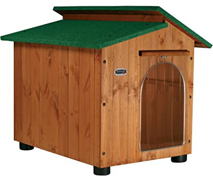 Hundehütten Hundehaus Hundehöhle Aus Massiv Holz Echtholz Geshenk THERMOVORHANG Made in Italy Mod. Alpi A – Chihuahua/Katze 45x60xH48