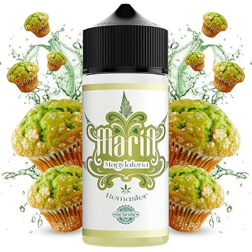 María Magdalena REMASTER 100ml MORE THAN VAPERS - E-liquid sabor a las mejores magdalenas mezcladas con la famosa planta verde - Eliquido para cigarrillos electrónicos Vaper Pod Mod Rda Rta