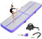 KIKILIVE 10CM Hoch Gymnastikmatte Tumbling Matte, 3M Aufblasbar Gymnastik Track Matte Air Turnmatte mit Luftpumpe Aufblasbare Sportmatte für Fitness/Outdoor/Yoga/Training usw