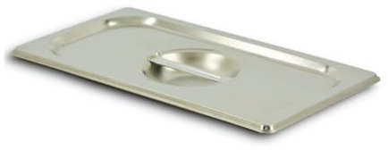 HOOZ GN 1/4 Deckel ohne Löffelaussparung, Rostfreier Edelstahl, Temperaturbeständig von -40° bis 300°C, lebensmittelechter Gastronormbehälter Deckel