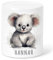 Koala Spardose Kinder personalisiert mit Namen Geldgeschenk zum Geburtstag für Jungen & Mädchen Geschenk Sparschwein aus Keramik