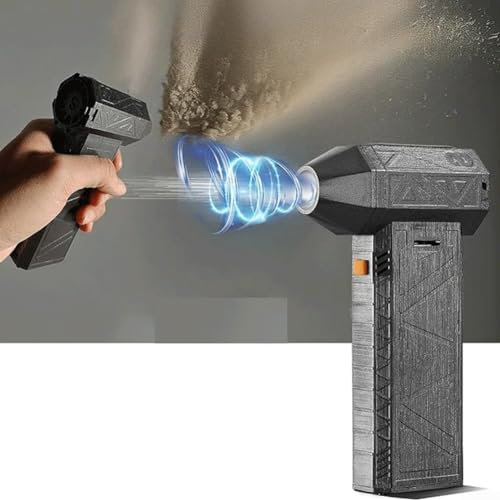 PETSTIBLE Mini-Gebläse, Turbo-Motor, 130.000 U/min, Turbo-Gebläse, heftiger Turbo-Lüfter, bürstenloser Motor, wiederaufladbar