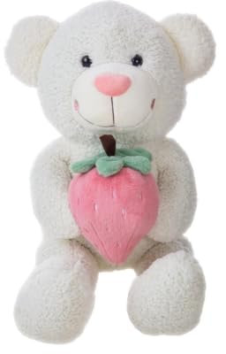 LLOPIS Ours Fresi 90 cm 3 COL- Blanc, Marron, Rose